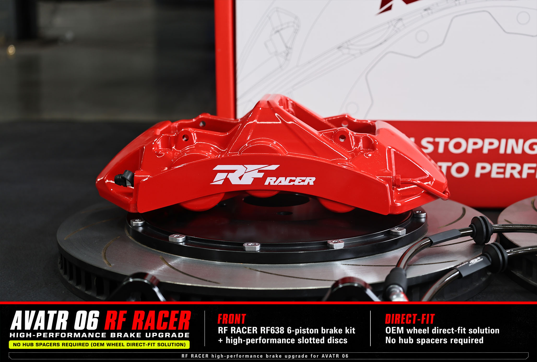 阿维塔06刹车升级 | RF638前轮大六活塞方案 - 锐迪凡 RF RACER