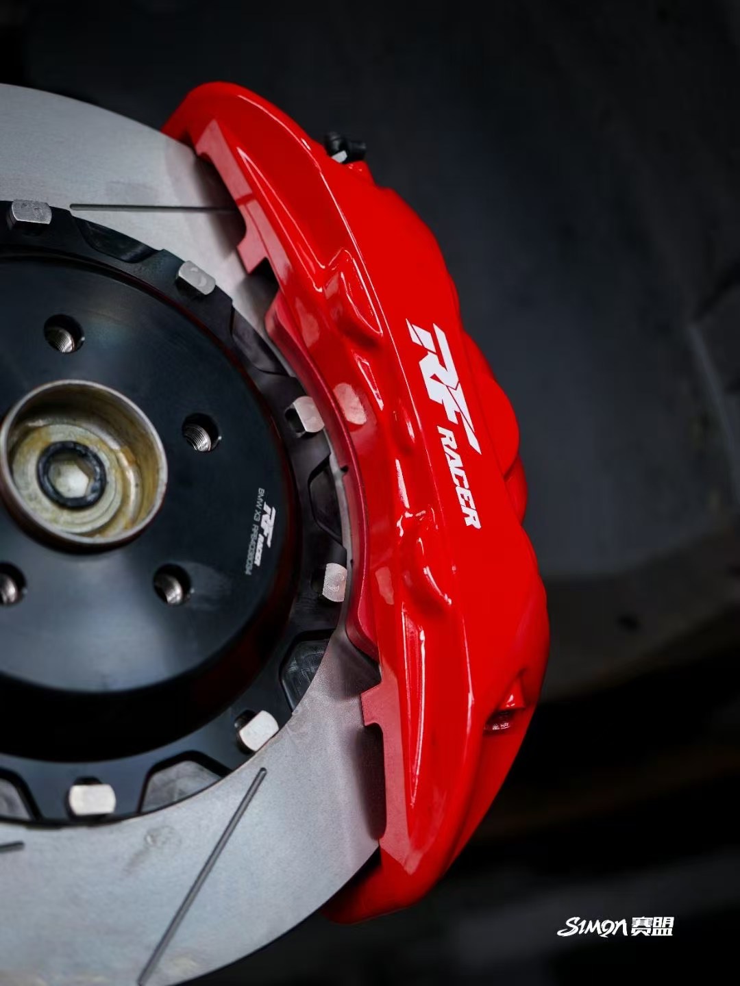 宝马X3刹车升级方案 | RF640六活塞卡钳匹配划线高碳盘 | 锐迪凡（RF RACER）