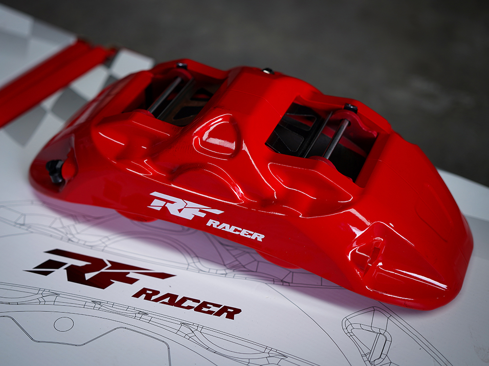 宝马X3刹车升级方案 | 前RF640六活塞后RF430机电一体四活塞 | 锐迪凡（RF RACER）