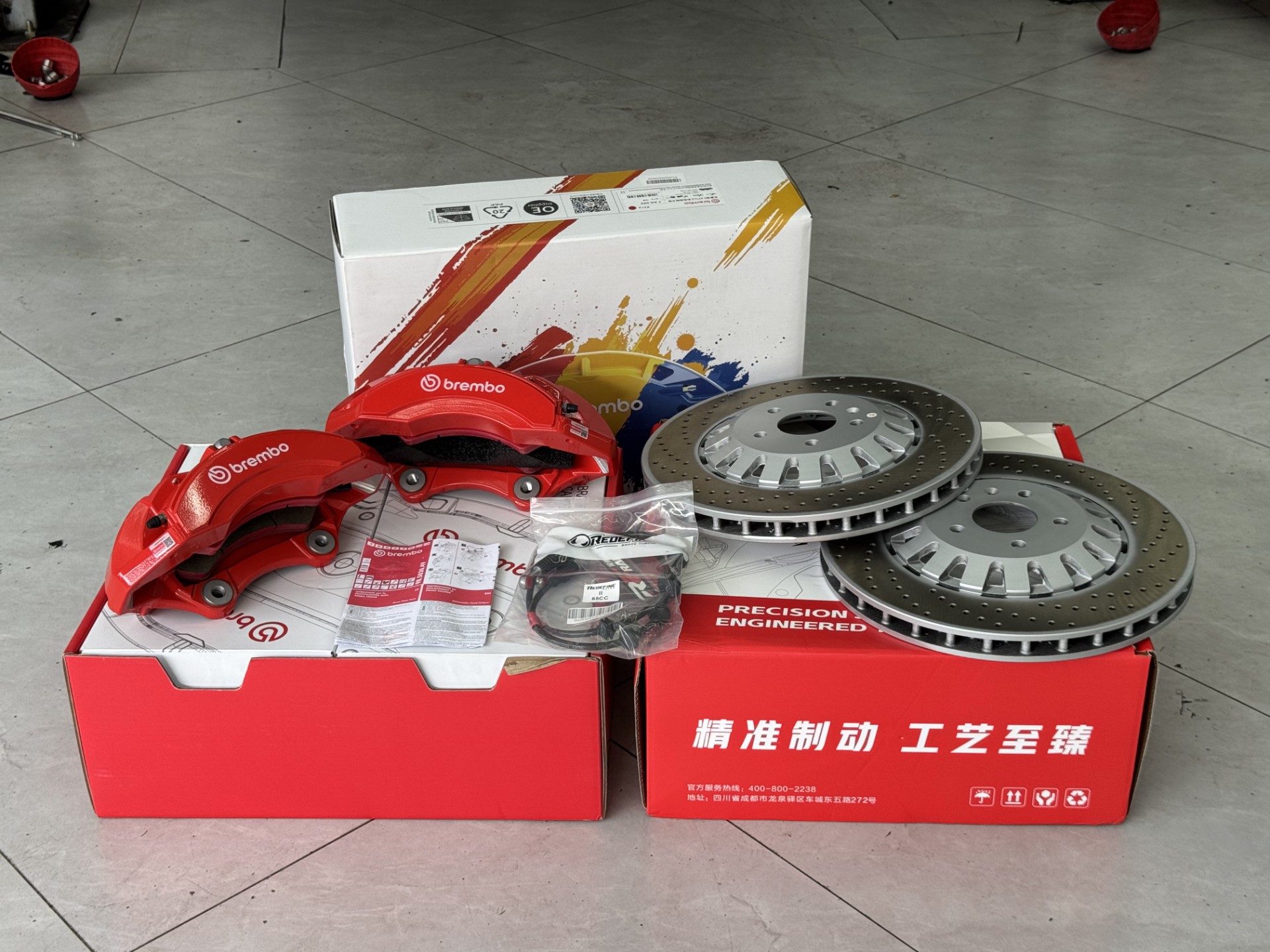 理想L7底盘制动升级工程档案：前轮Brembo F042六活塞卡钳套件与系统级集成方案（广州实装）