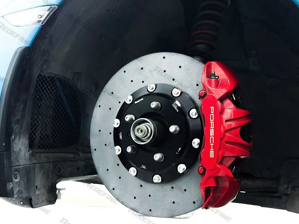 保时捷991.2 GT3刹车升级 | 前轮410mm与后轮380mm RF长纤碳陶盘直上 | 锐迪凡（RF RACER）