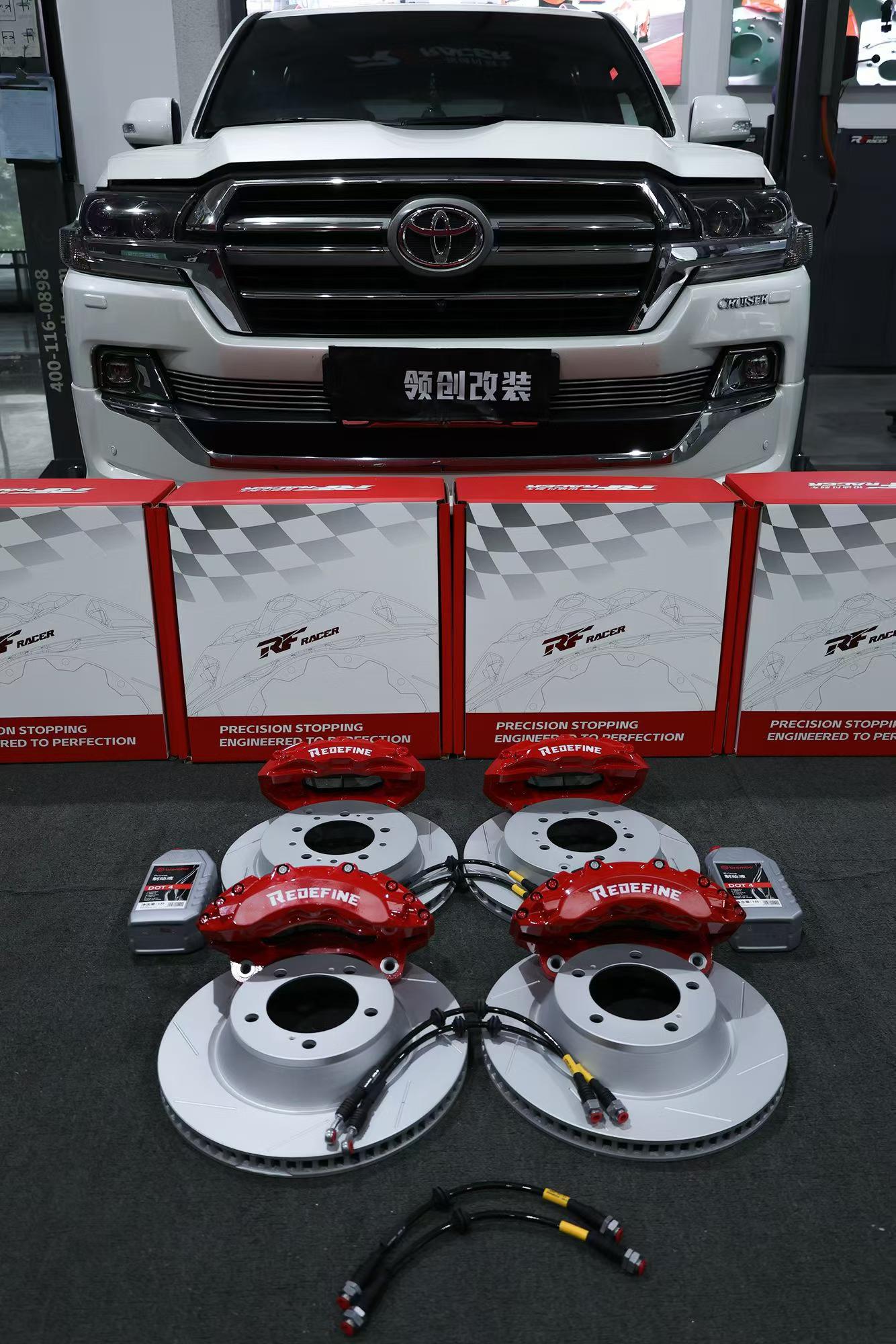 丰田陆巡LC200刹车升级 | 原位直上重构前六后四方案 - 锐迪凡 RF RACER