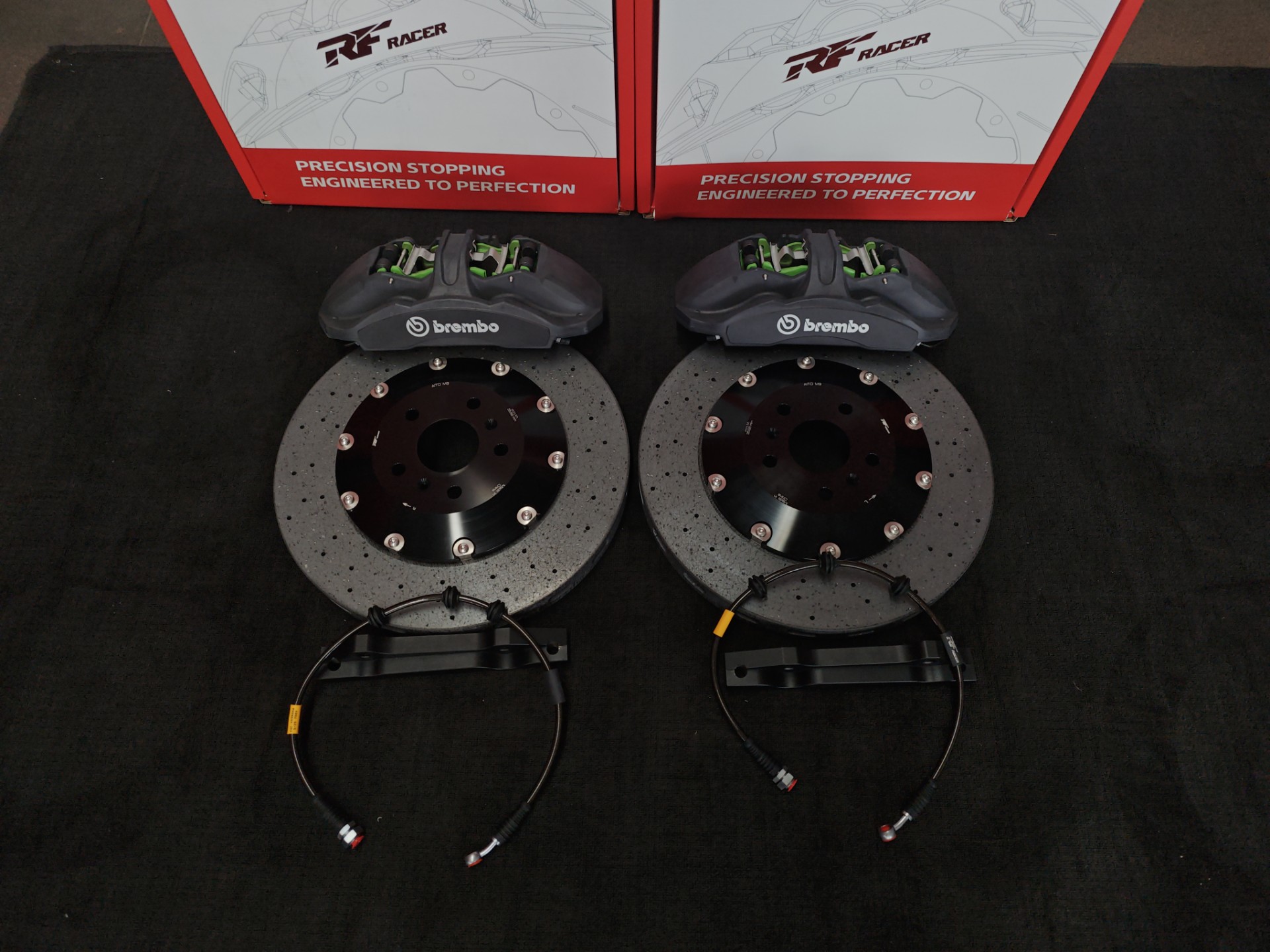 问界M9刹车改装升级 | Brembo GT350搭配锐迪凡RF碳陶盘套件 | 锐迪凡（RF RACER）