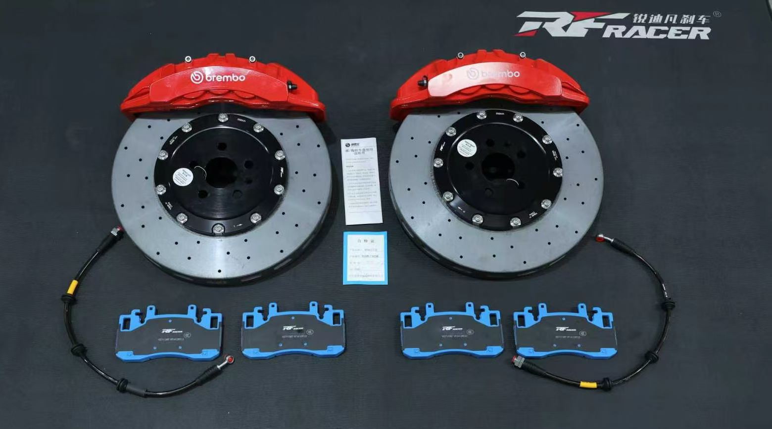 极氪001刹车升级 | 412mm碳陶盘簧下轻量化解析 - 锐迪凡 RF RACER